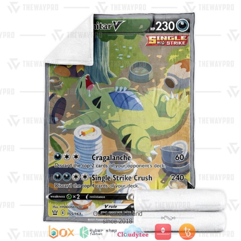 Anime-Pokemon-Tyranitar-V-Soft-Blanket-2