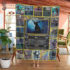 Anime Pokemon Umbreon Cards Full Printing Blanket