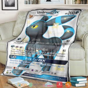 Anime Pokemon Umbreon Gx Sun Moon Soft Blanket