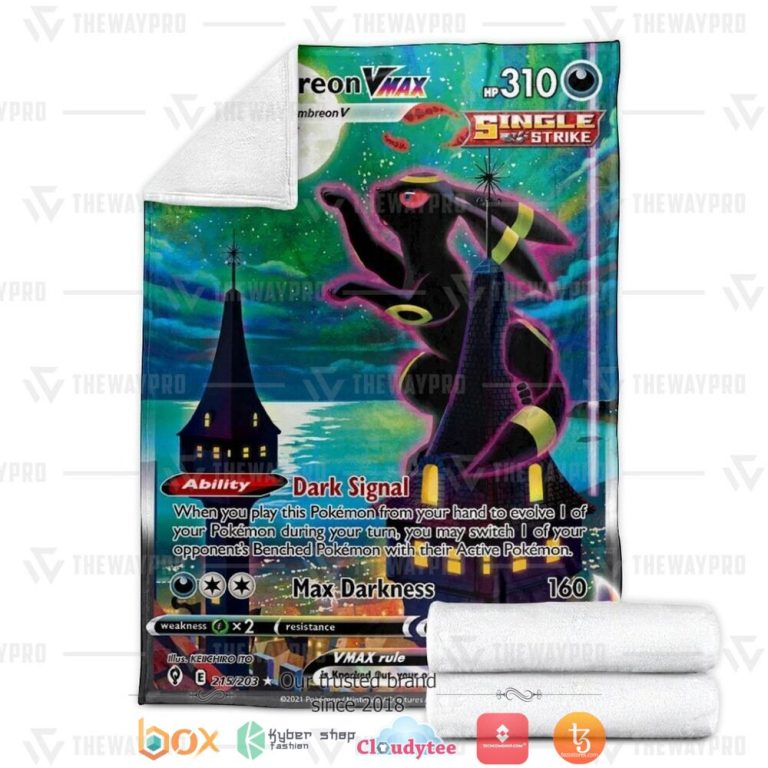 Anime-Pokemon-Umbreon-Vmax-Evolving-Skies-Soft-Blanket-2
