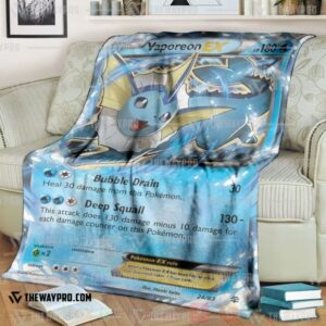 Anime Pokemon Vaporeon Ex Blanket 2