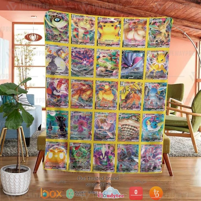Anime-Pokemon-Vmax-Cards-2-Soft-Blanket-1