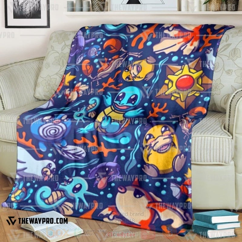 Anime Pokemon Water Blanket Anime Pokemon Water Blanket