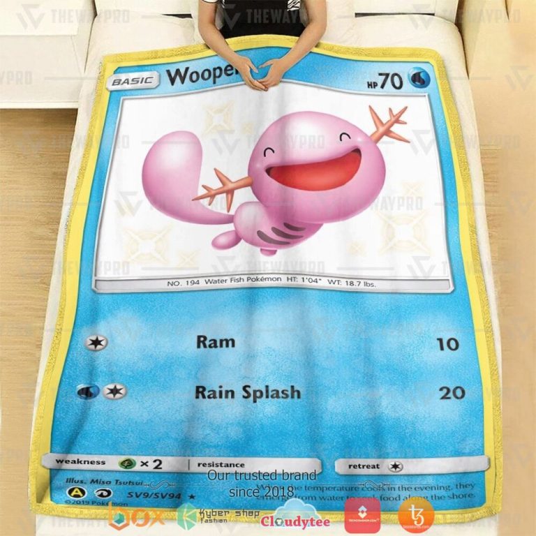 Anime-Pokemon-Wooper-Dragon-Majesty-Soft-Blanket-2