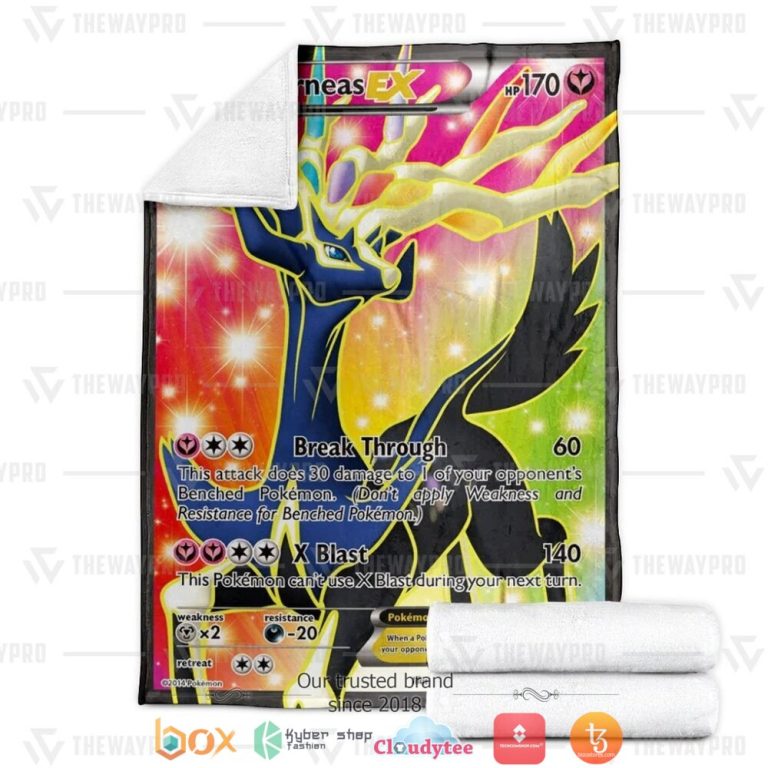 Anime-Pokemon-Xerneas-Ex-Xy-Soft-Blanket-2