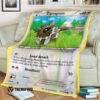 Anime Pokemon Zigzagoon Custom Soft Blanket