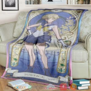 Anime Sailor Moon Justice Custom Soft Blanket 2