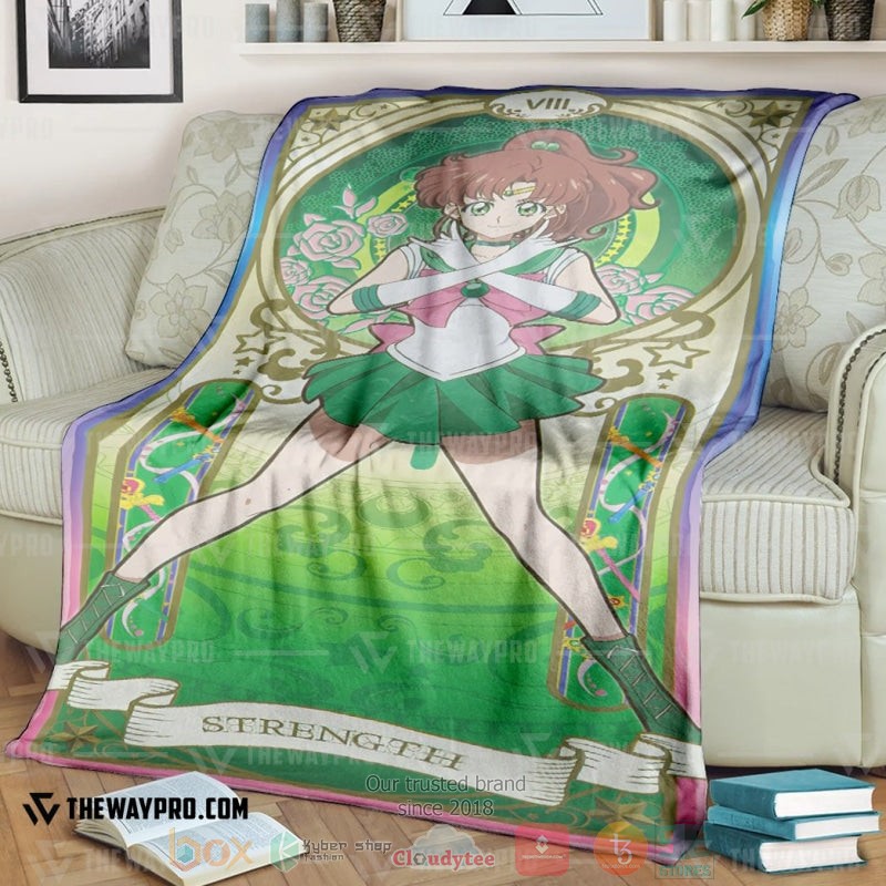 Anime Sailor Moon Strength Soft Blanket Anime Sailor Moon Strength Soft Blanket