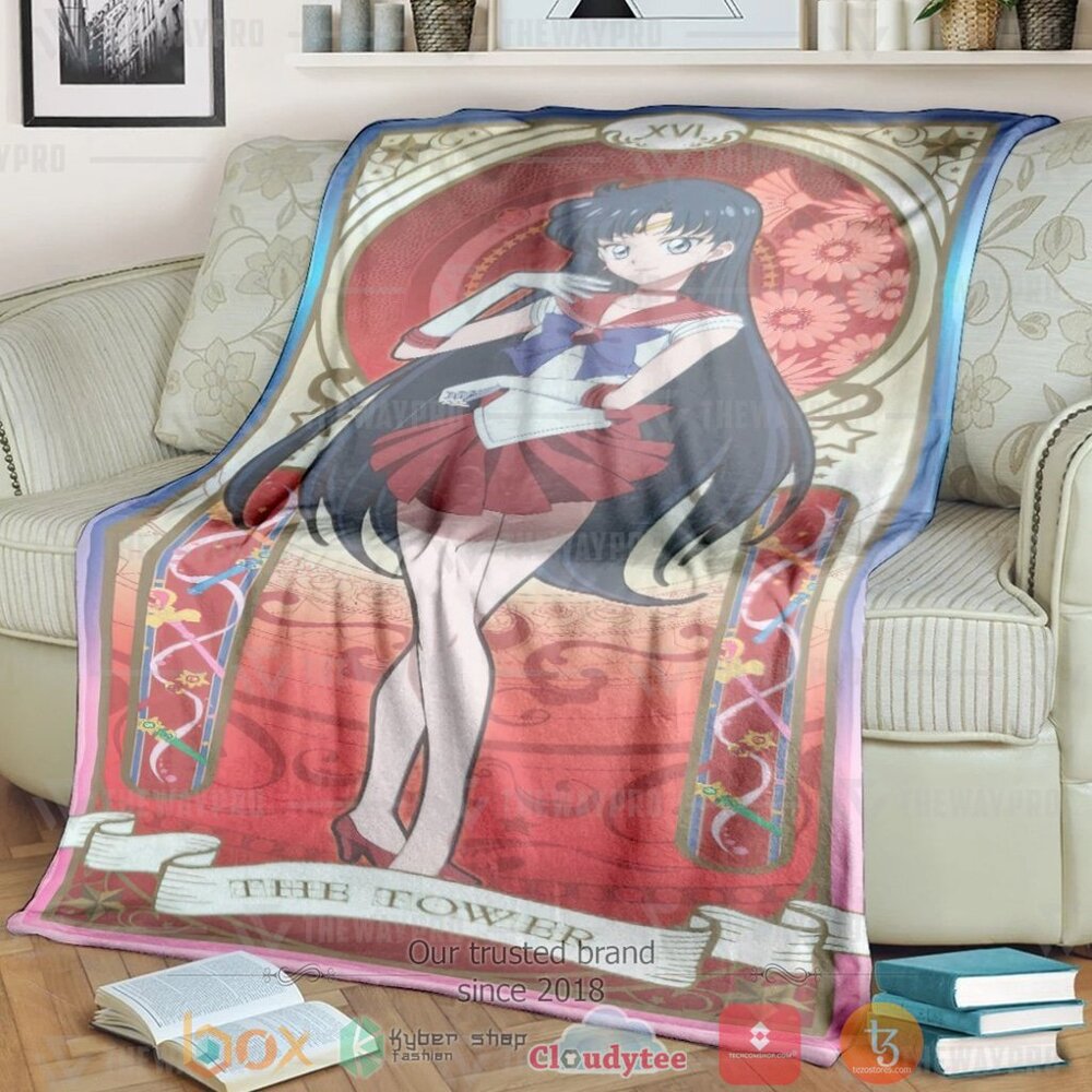 Anime Sailor Moon The Chariot Custom Soft Blanket 2 Anime Sailor Moon The Chariot Custom Soft Blanket 2