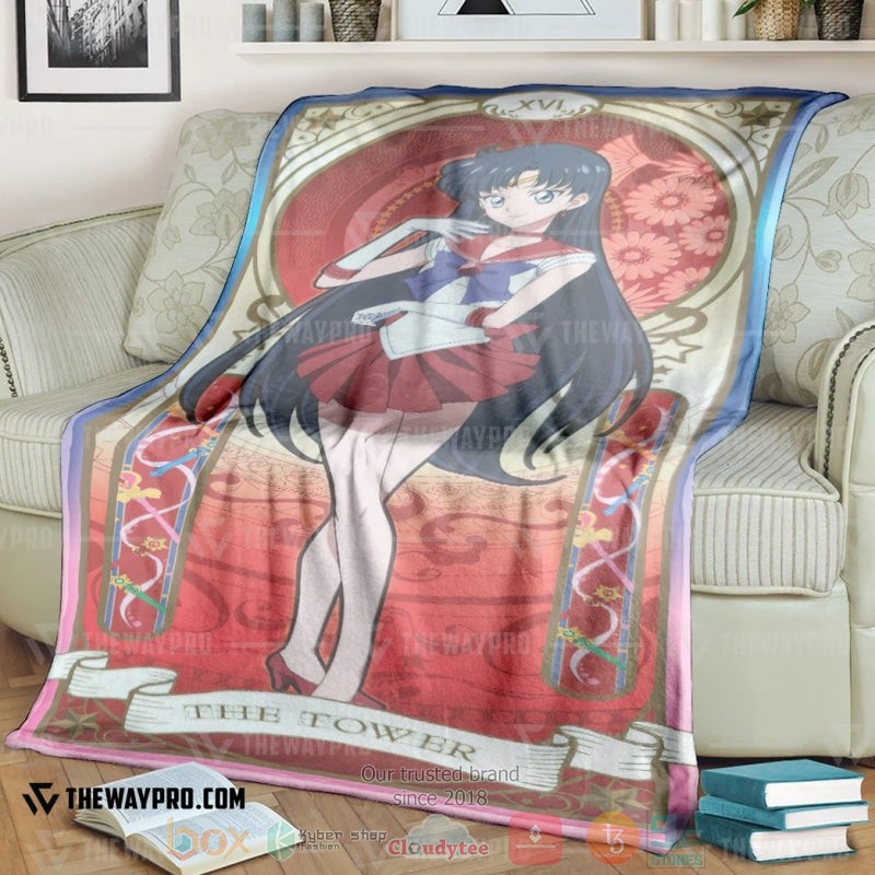 Anime Sailor Moon The Chariot Soft Blanket Anime Sailor Moon The Chariot Soft Blanket