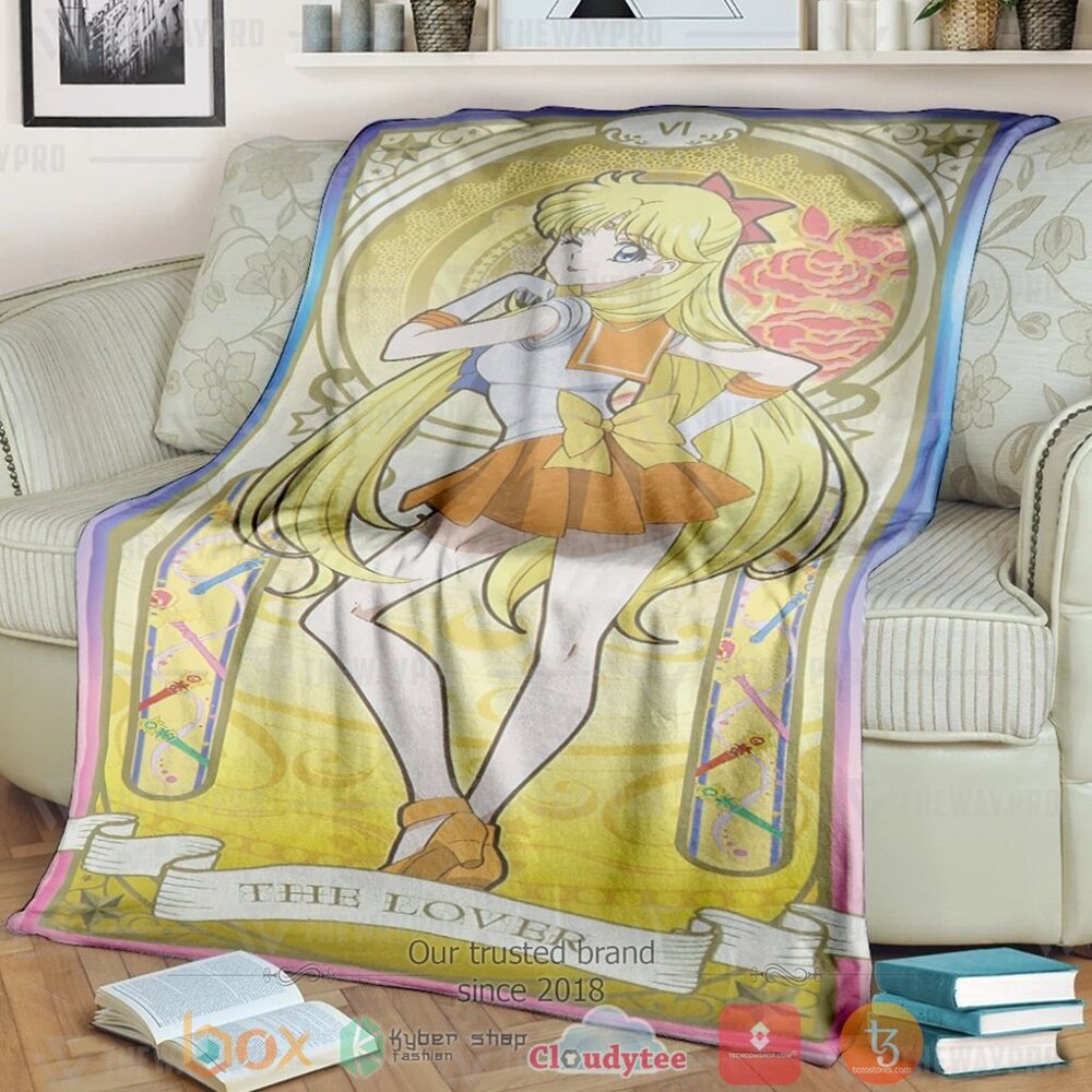 Anime Sailor Moon The Hermit Custom Soft Blanket 2 Anime Sailor Moon The Hermit Custom Soft Blanket 2