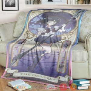 Anime Sailor Moon Wheel Of Fortune Custom Soft Blanket 2