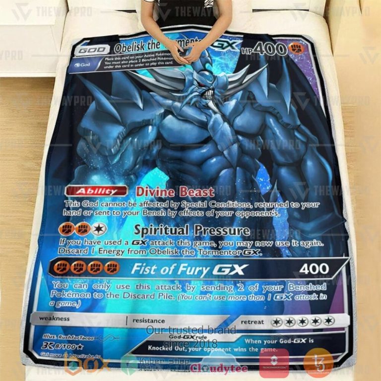 Anime-Ygo-Pkm-Obelisk-The-Tormentor-Custom-Soft-Blanket-1