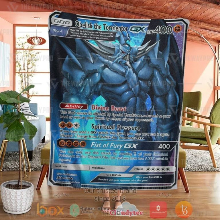 Anime-Ygo-Pkm-Obelisk-The-Tormentor-Custom-Soft-Blanket-3