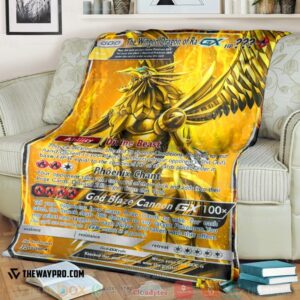 Anime Yu Gi Oh Pokemon The Winged Dragon Of Ra Soft Blanket