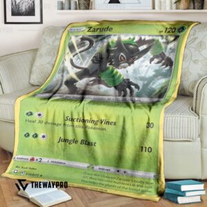 Anime Zarude Shining Fates Blanket