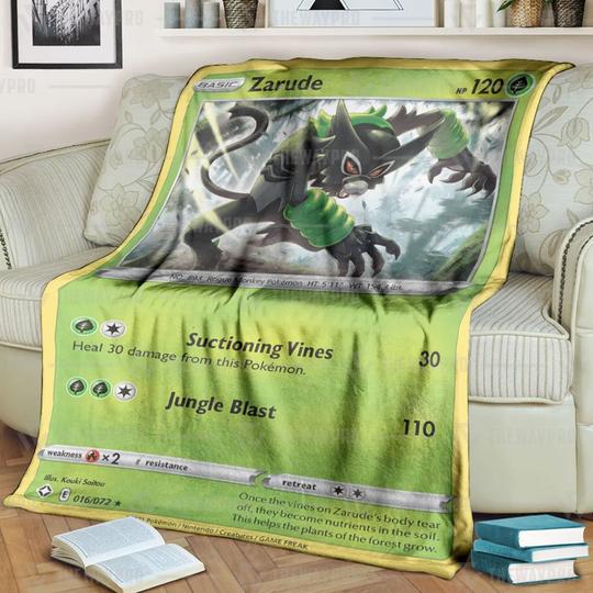 Anime-Zarude-Shining-Fates-Pokemon-Blanket-3