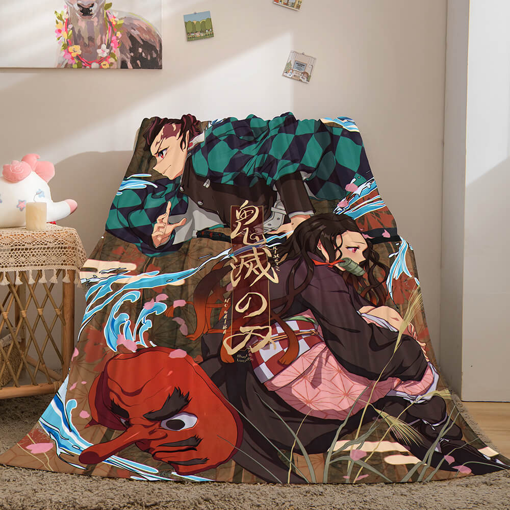 Anime Demon Slayer Cosplay Blanket 538 Anime Demon Slayer Cosplay Blanket 538