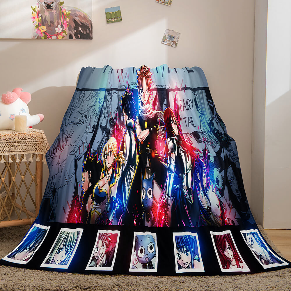 Anime Fairy Tail Blanket 944 Anime Fairy Tail Blanket 944