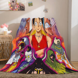 Anime ONE PIECE Cosplay Soft Blanket 425