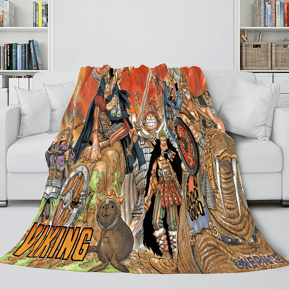 Anime One Piece Straw Hat Pirates Super Soft Blanket 696 Anime One Piece Straw Hat Pirates Super Soft Blanket 696