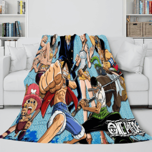 Anime One Piece Straw Hat Pirates Super Soft Blanket 622