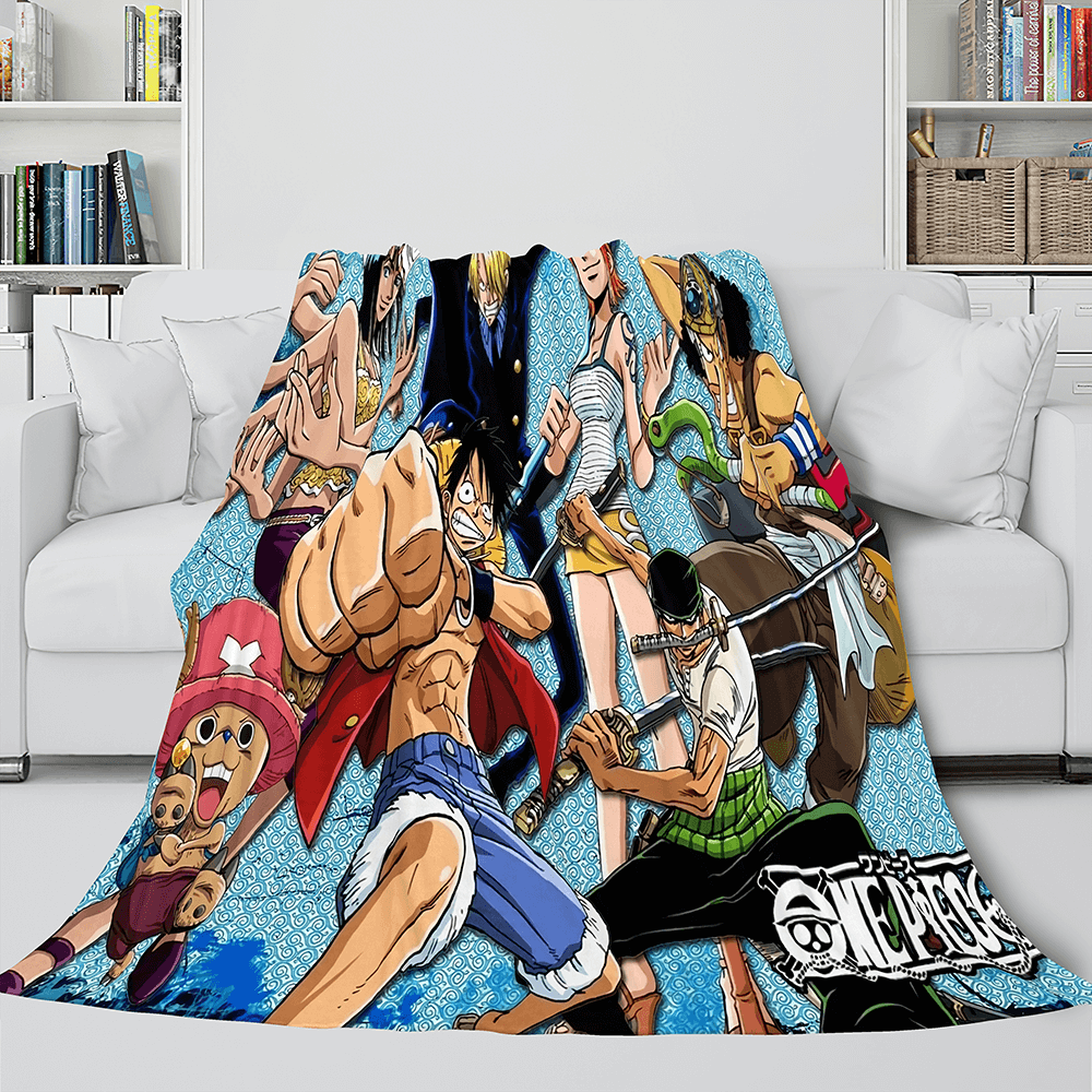 Anime One Piece Straw Hat Pirates Super Soft Blanket 622 Anime One Piece Straw Hat Pirates Super Soft Blanket 622