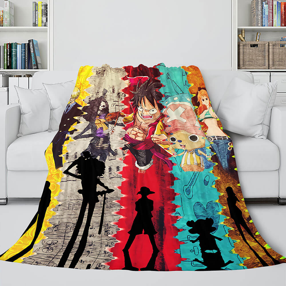 Anime One Piece Straw Hat Pirates Super Soft Blanket 440 Anime One Piece Straw Hat Pirates Super Soft Blanket 440