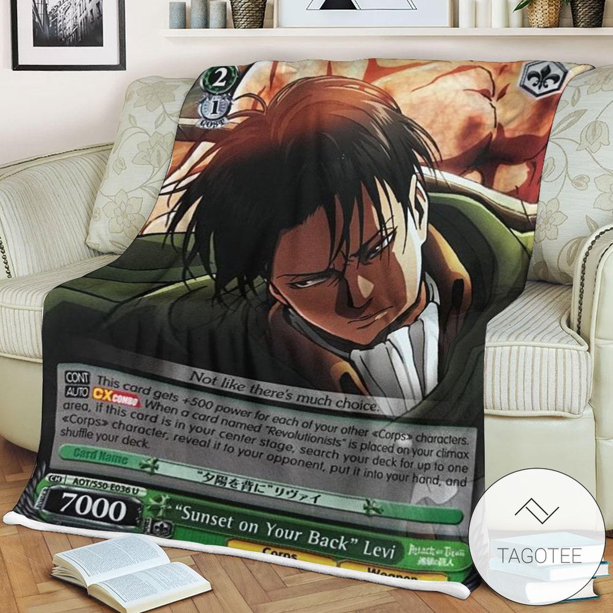 Aot Sunseton Your Back Levi Attack On Titan Sherpa Blanket Tagotee Aot Sunseton Your Back Levi Attack On Titan Sherpa Blanket Tagotee