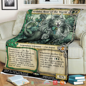 Arahbo Roar Of The World Game Mtg Blanket