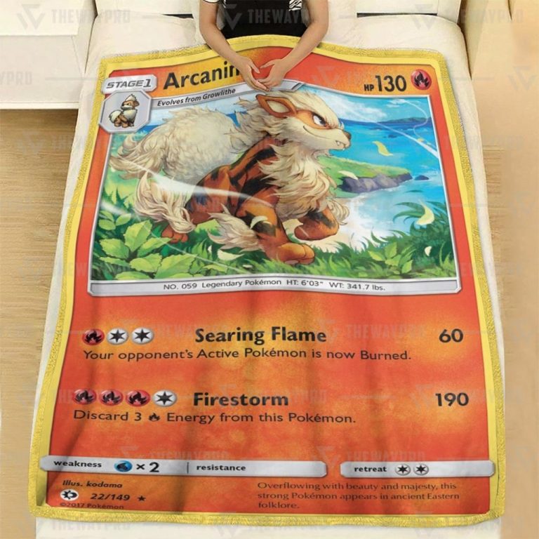 Arcanine-Pokemon-Fleece-Blanket-2