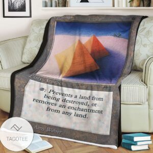 Arn 67 Pyramids Mtg Game Magic The Gathering Blanket