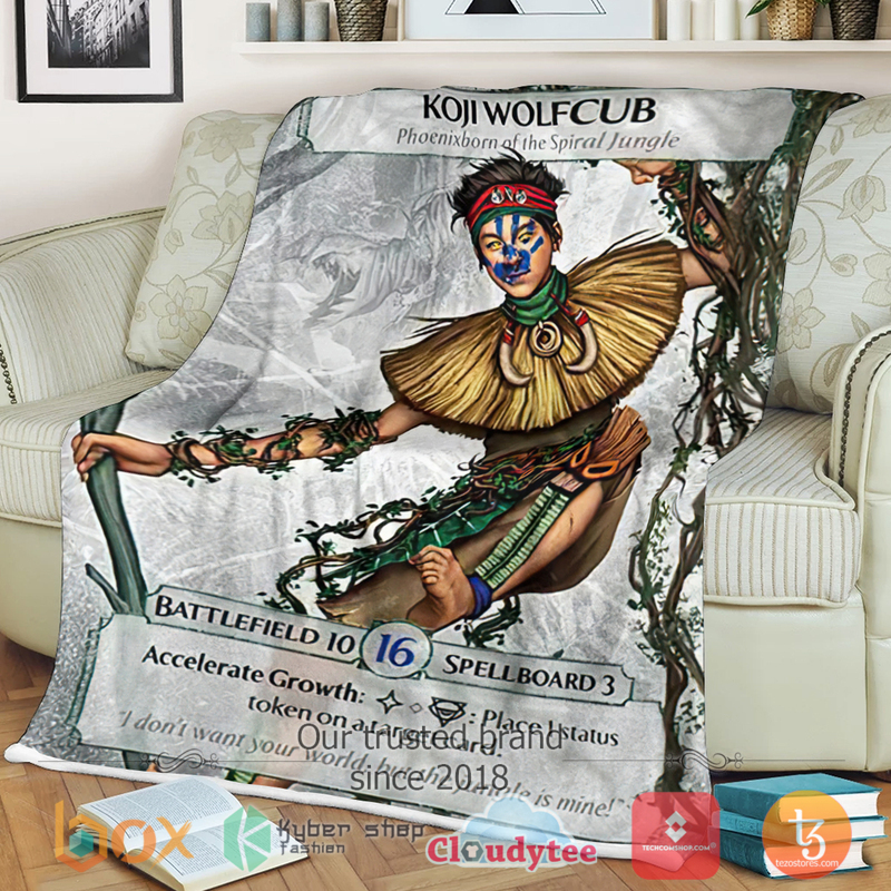 Ashes Reborn Koji Wolfcub Blanket Ashes Reborn Koji Wolfcub Blanket