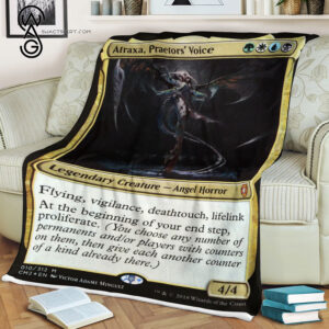 Atraxa Praetors Voice Game Magic The Gathering Blanket