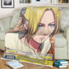 Attack On Titan Entrance Ceremony Annie Sherpa Blanket