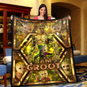 Avengers I Am Groot Blanket