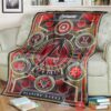 Avengers Playing Card Red Custom Soft Blanket