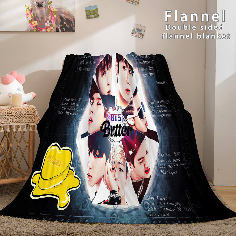 BTS Butter Cosplay Blanket 226 BTS Butter Cosplay Blanket 226
