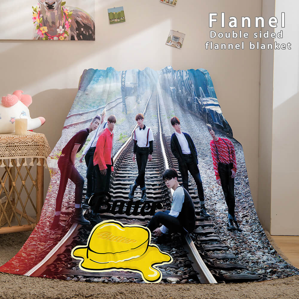 BTS Butter Bangtan Boys Cosplay Blanket 482 BTS Butter Bangtan Boys Cosplay Blanket 482