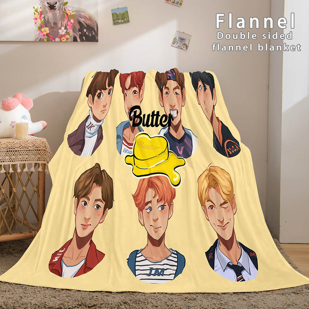 BTS Butter Bangtan Boys Cosplay Blanket 350 BTS Butter Bangtan Boys Cosplay Blanket 350