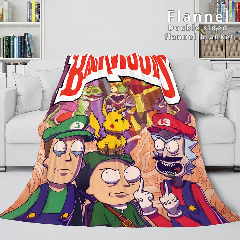 Rick And Morty Blanket 128 Rick And Morty Blanket 128