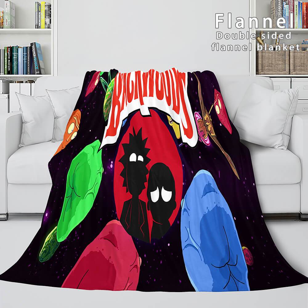 Rick And Morty Super Soft Blanket 287 Rick And Morty Super Soft Blanket 287