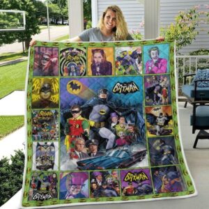 Batman 1966 Tv Series Quilt Blanket