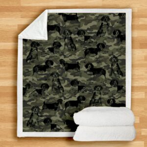 Beagle Camo Blanket