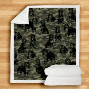 Bernese Mountain Camo Blanket