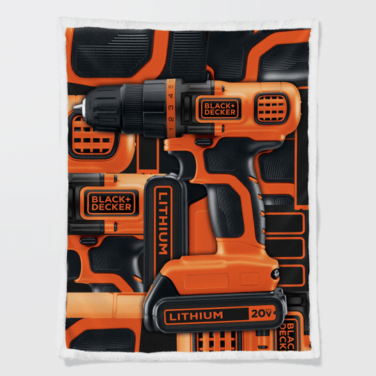 Black Decker Art Pattern Blanket Black Decker Art Pattern Blanket