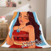 Black African Girl Blanket 499