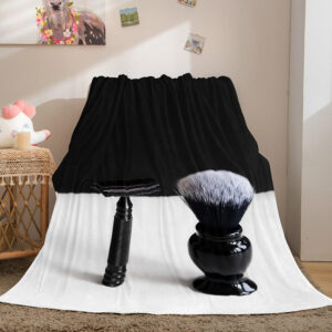 Black and White Blanket 642