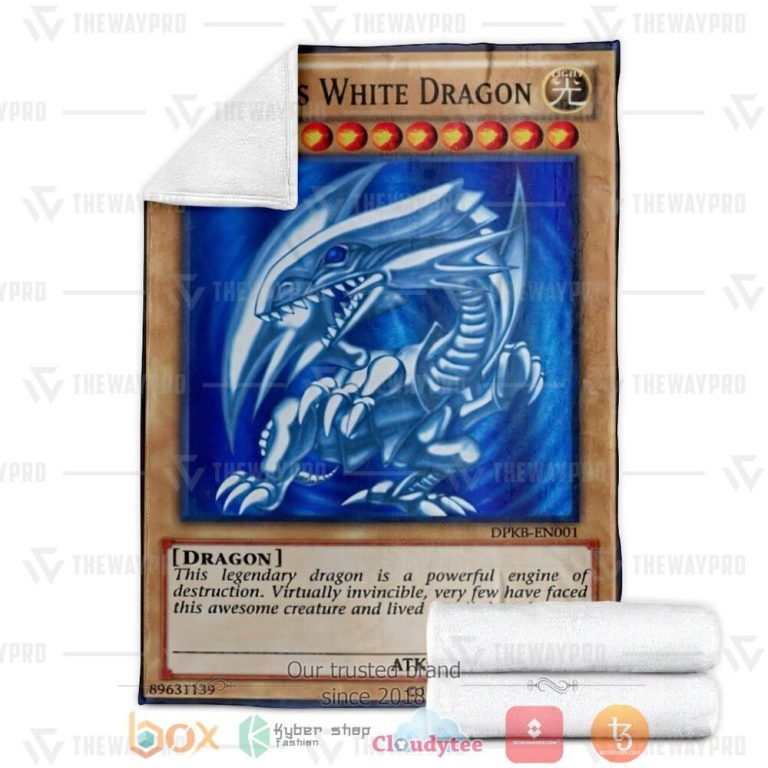 Blue-Eyes-White-Dragon-Card-Custom-Soft-Blanket-2-1