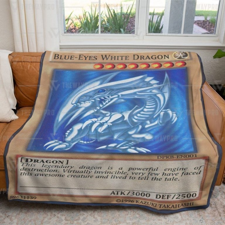 Blue-Eyes-White-Dragon-Card-Custom-Soft-Blanket-2